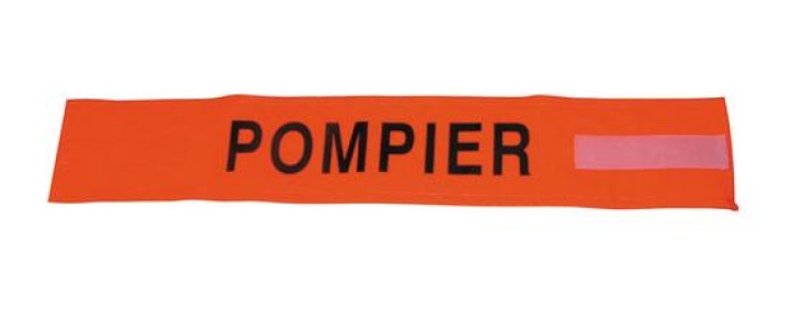 Armband orange fluorescent firefighter armband velcro armband jr international - 1