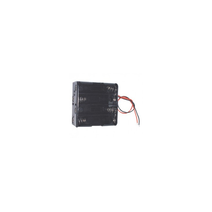 3 Coupler 8 r6 batteries wire a square goobay - 1