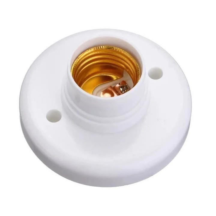 4 X Base de soporte portalamparas e27 led 12v 24v 48v 6a 220v enchufe de pared de luz de alumbrado jr international - 2