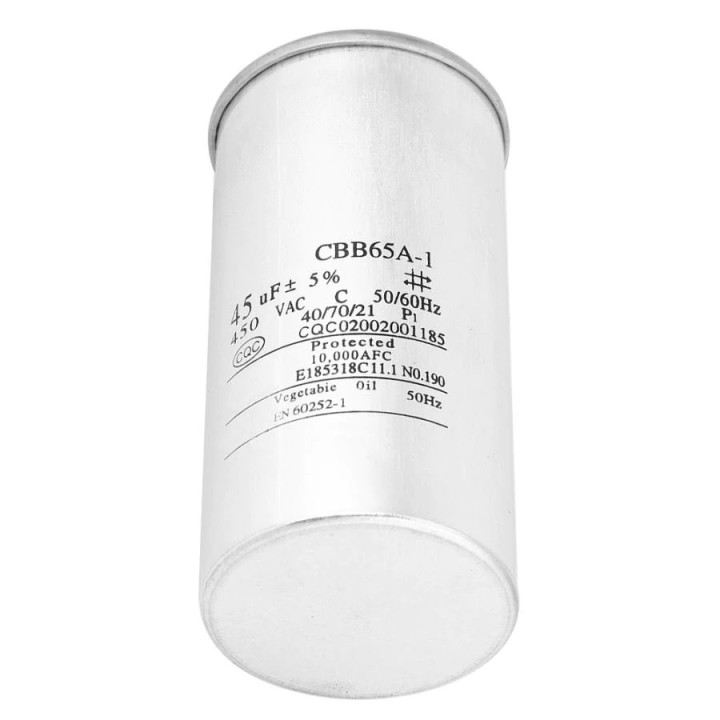 Starter capacitor CBB65 45UF motor Compressor Air conditioner 450v refrigerator washing machine fan