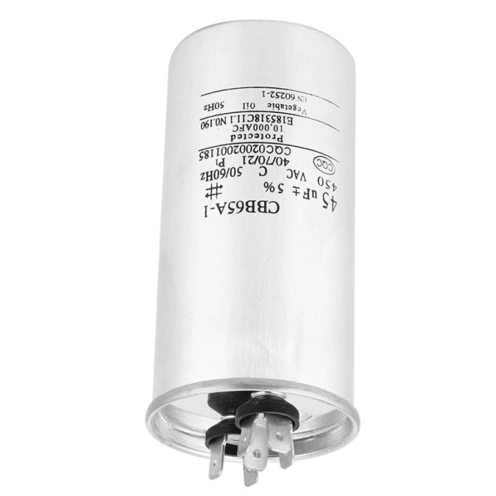 Starter capacitor CBB65 45UF motor Compressor Air conditioner 450v refrigerator washing machine fan