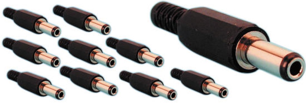 Stromstecker 2.5 x 5.5 x 14mmzum schweissen (50 stucke) elektrischer anschliesser cd012 jr  international - 1