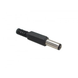 Clavija de alimentacion macho 2.1x5.5x14mm (10 unidades) camaras conectores velleman - 1