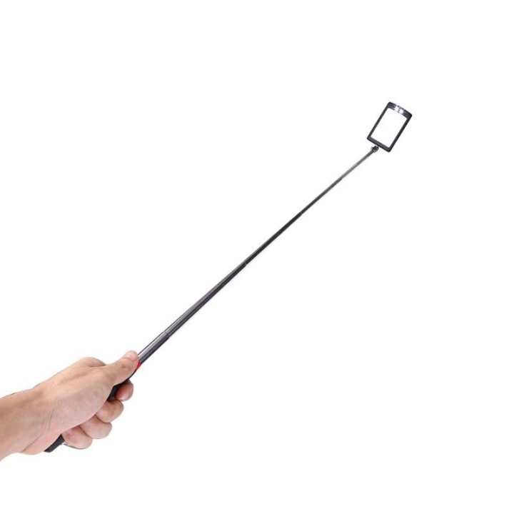 8cm adjustable inspection mirror, folding at four levels, endoscope with 2 led lighting under the car.