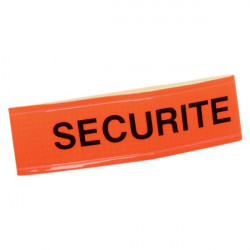 Armband securite orange fluorescent velcro security armband security armbands jr international - 3