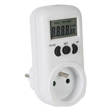 Controllore di controllo misuratore di potenza contatore del consumo di conteggio 220v 230v e305em6 16a 240v velleman - 3