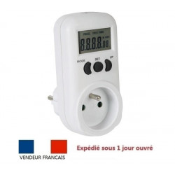 Controllore di controllo misuratore di potenza contatore del consumo di conteggio 220v 230v e305em6 16a 240v velleman - 1