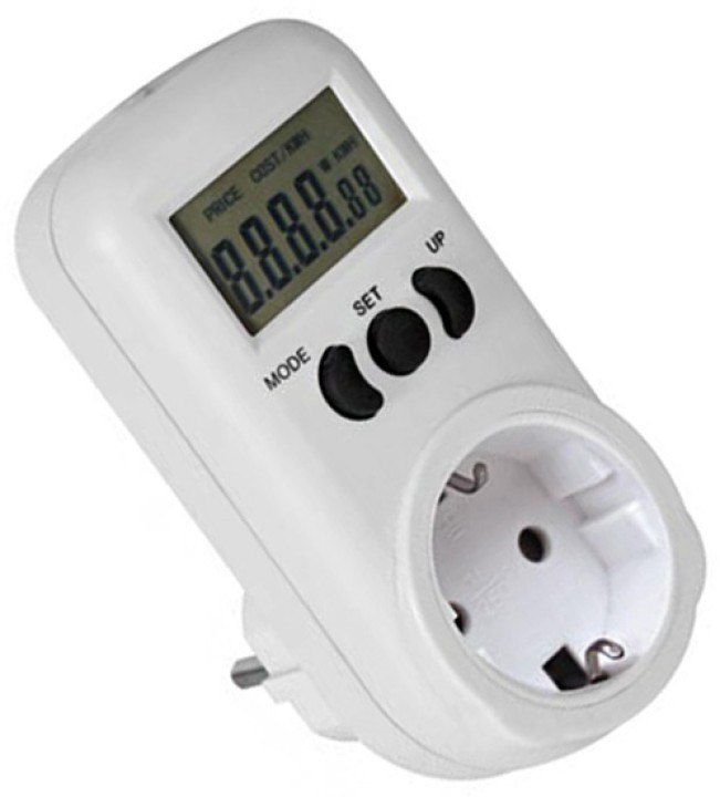Contador de energia, controlador de consumo potencia e305em6 contadoe 220v 230v 240v 16a velleman - 2