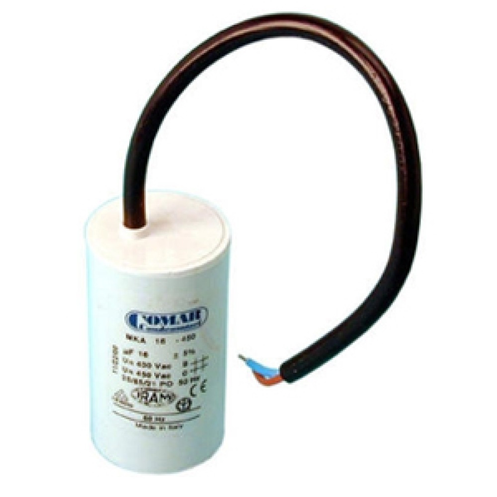 Condensator for motor starting 3 micro farad 400v 450v 500v automatism motorisation gate jr international - 1