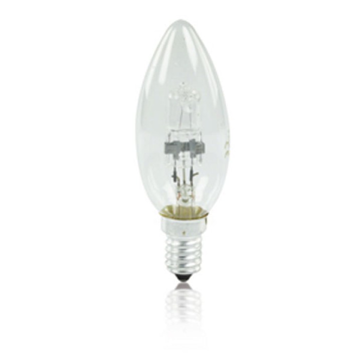 Bombilla en forma de vela halógena eco e14 28w hq konig - 1