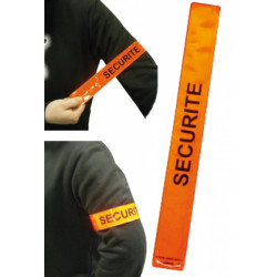 Armband securite orange fluorescent velcro security armband security armbands jr international - 5