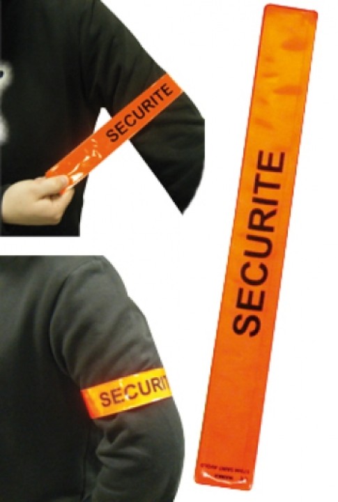 Brazal naranja fluoreciente seguridad belcro brazal seguridad brzal seguridad brazal seguridad jr international - 5