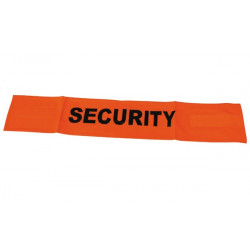 Brazalete anaranjado fluo security velcro seguridad vial alta visibilidad proteccion brazo jr international - 1