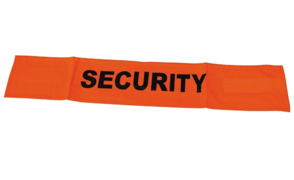 Fluorescente di sicurezza velcro bracciale sicurezza stradale ad alta visibilità arancione braccio protezione jr international -