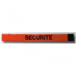 Armband securite orange fluorescent velcro security armband security armbands jr international - 6