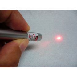 2 in 1 puntatore laser rosso raggio tasca torcia a luce bianca lazer portachiavi 150m jr  international - 5