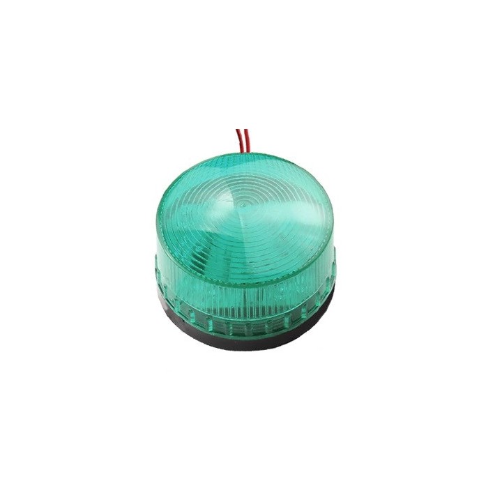 Gyrophare vert clignotant feu de signalisation LED lampe flash stroboscopique 24v SL-79 girophare