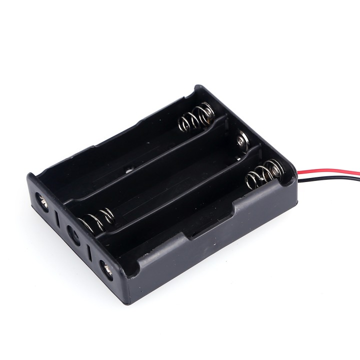 5 Batteria supporto di caso per 3 x 18650 3.7V Batterie jr  international - 1