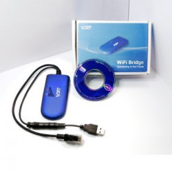 Wifi wireless dongle bridge for ip camera voip ps3 xbox or network receiver dreambox jr international - 1
