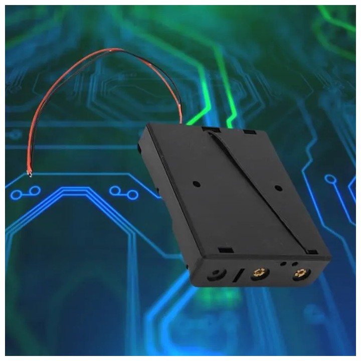5 La caja del sostenedor de batería para 3 x 18650 3.7V Baterías jr  international - 12