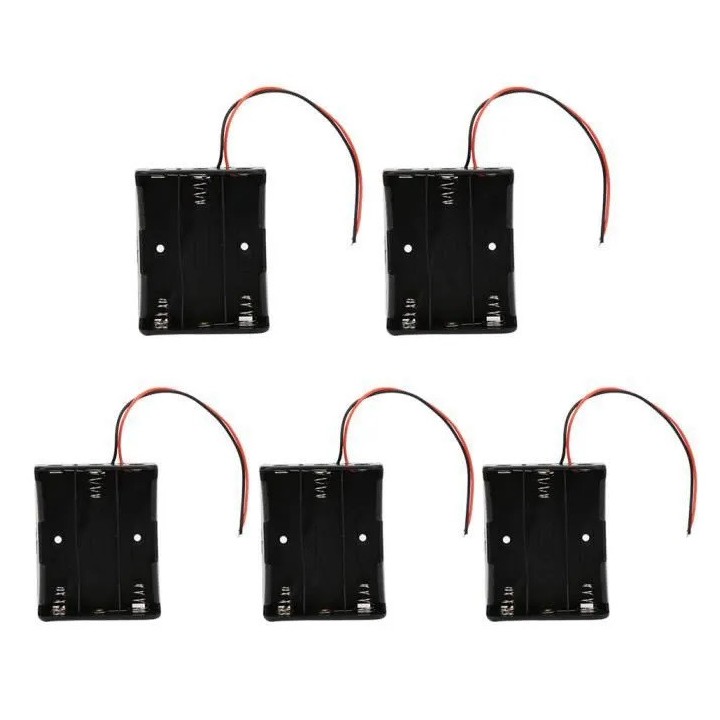 5 Battery Holder Tasche für 3 x 18650 3.7V Batterien jr  international - 13