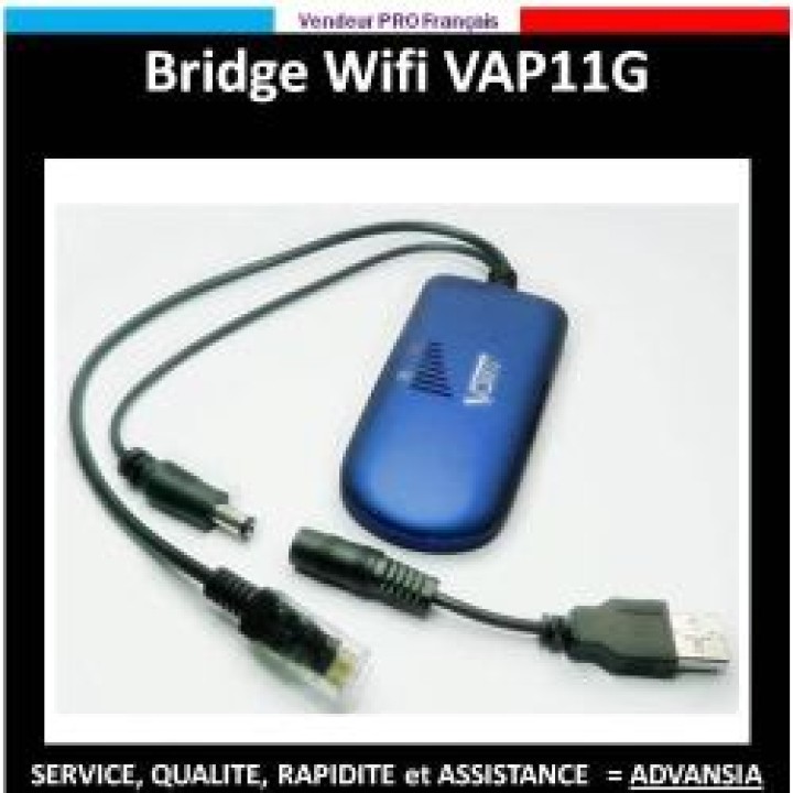 Wifi wireless dongle bridge for ip camera voip ps3 xbox or network receiver dreambox jr international - 10