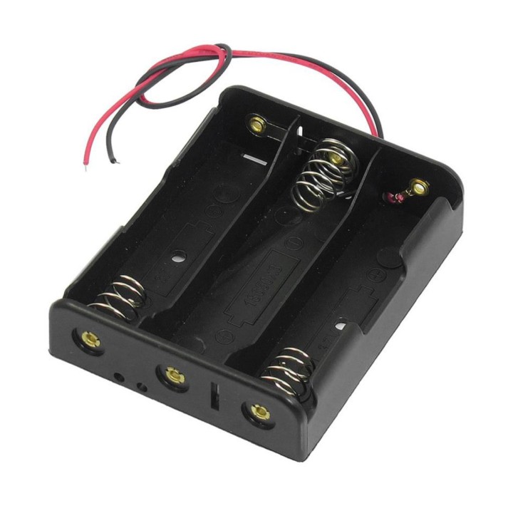 2 Battery Holder Tasche für 3 x 18650 3.7V Batterien dealx - 1