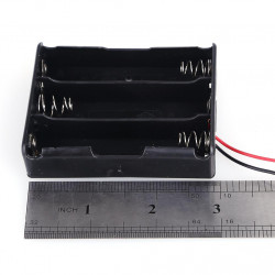 2 La caja del sostenedor de batería para 3 x 18650 3.7V Baterías dealx - 2