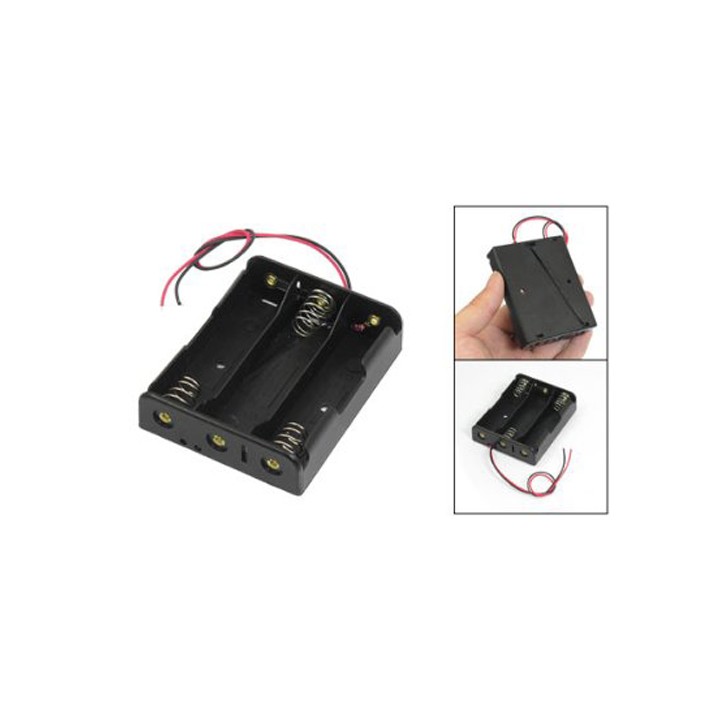 2 Batteria supporto di caso per 3 x 18650 3.7V Batterie dealx - 6