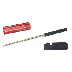 Manganello telescopico cromo 16''ø25mm 16 40cm acciao inzuppato arma autodifesa esp - 2