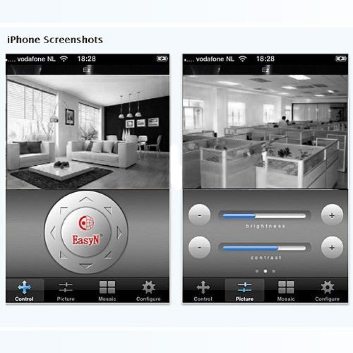 Wireless ip color camera network with pan tilt night vision 2 way audio jr international - 2