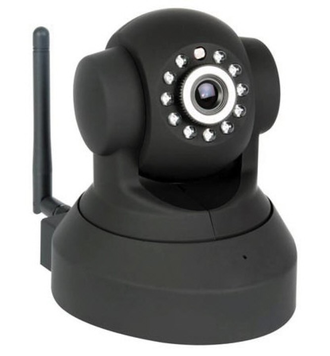 Motorizzata telecamera ip wireless wifi a colori compatibile audio iphone pan tilt jr international - 3