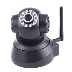 Motorizzata telecamera ip wireless wifi a colori compatibile audio iphone pan tilt jr international - 4