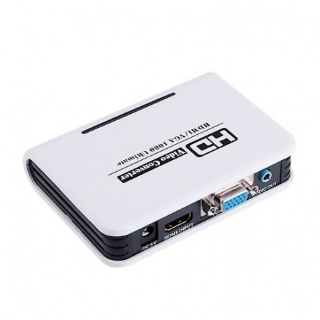 Hdmi to vga + audio hdtv video converter for pc xbox360 jr international - 5