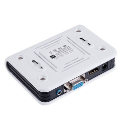 Hdmi to vga + audio hdtv video converter for pc xbox360 jr international - 2