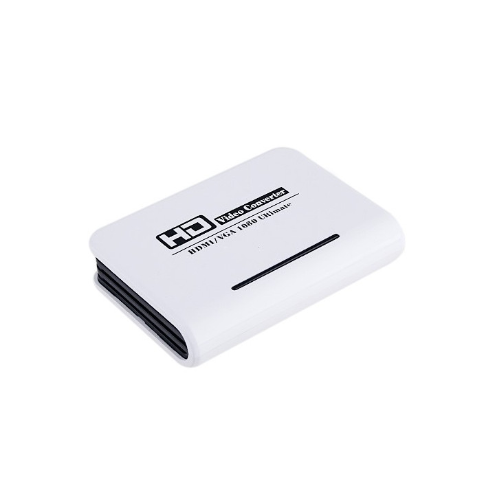 Hdmi to vga + audio hdtv video converter for pc xbox360 jr international - 3