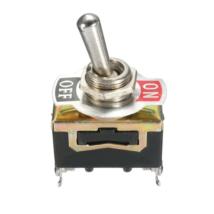 Interrupteur a Bascule etanche 15A 250V SPST 2 Pins 2 Terminal ON/OFF Pour Voiture bateau