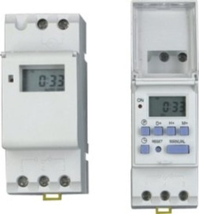 Clock electric digital clock 220vac 2200w 7 days programmable clock for rail, din digital programmable clock for pool alarm acti