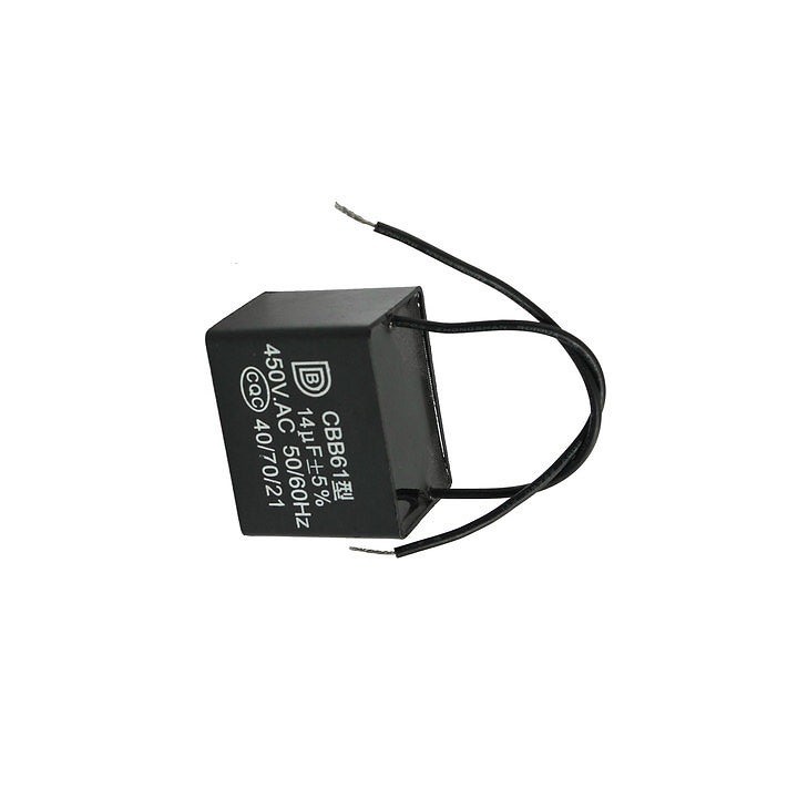 CBB61 14uF AC 500V Rechteck Non Polar Motor Run Kondensator dealx - 1