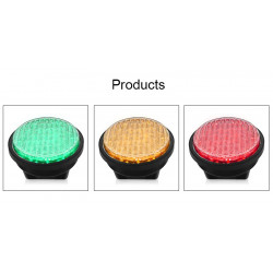 Módulos de tráfico del verde amarillo rojo de la prenda impermeable IP65 Dia.100mm LED para los semáforos