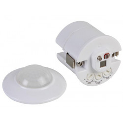 Rilevatore di movimento a infrarossi sensore pir 300w 220v ø28mm costruito pir40 velleman - 1