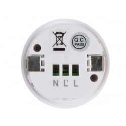Detector de movimiento por infrarrojos sensor pir 300w 220v ø28mm construido pir40 velleman - 2