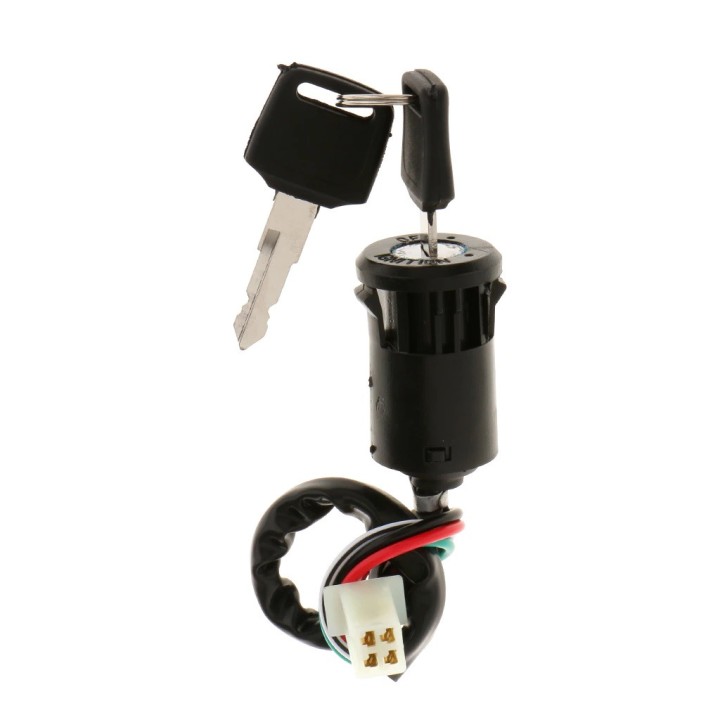 Universal Switch Switch 2 Key 4 Pin Wire For Motorcycle ATV Go off Kart ATV Quad
