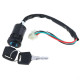 Universal Switch Switch 2 Key 4 Pin Wire For Motorcycle ATV Go off Kart ATV Quad