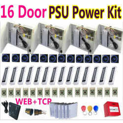 Access control system 16 doors 16 RFID card reader 16 locks, TCP, PC software