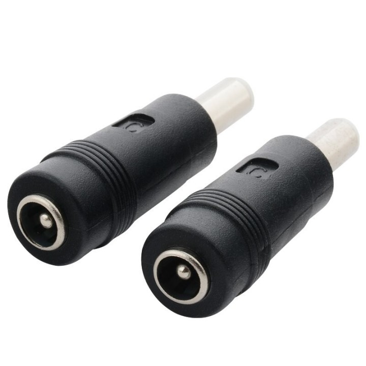 Connecteur adaptateur alimentation cc Conversion, Jack femelle 5.5x2.1mm vers mâle, 5.5x2.5mm