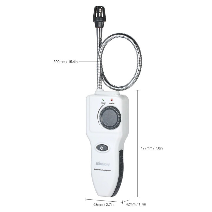 Detecteur de gaz Combustible Portable gm8800b localisation testeur de fuite alarme sonore lumineuse