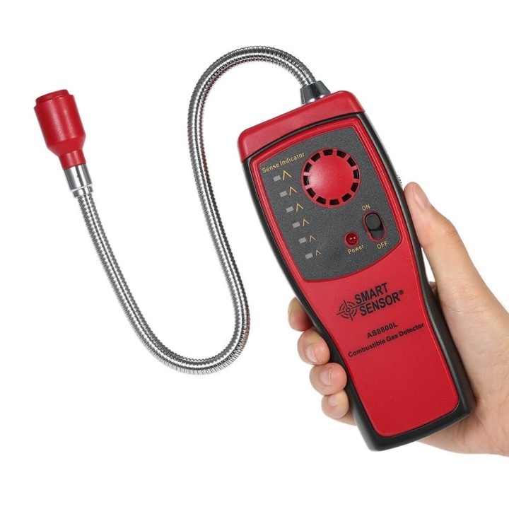 Detecteur de gaz Combustible Portable AS8800L localisation testeur de fuite alarme sonore lumineuse