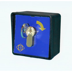 Caja saliente cerradura de llave contacto de impulso sin interruptor interruptor extensible 2 caja de pvc velleman - 1