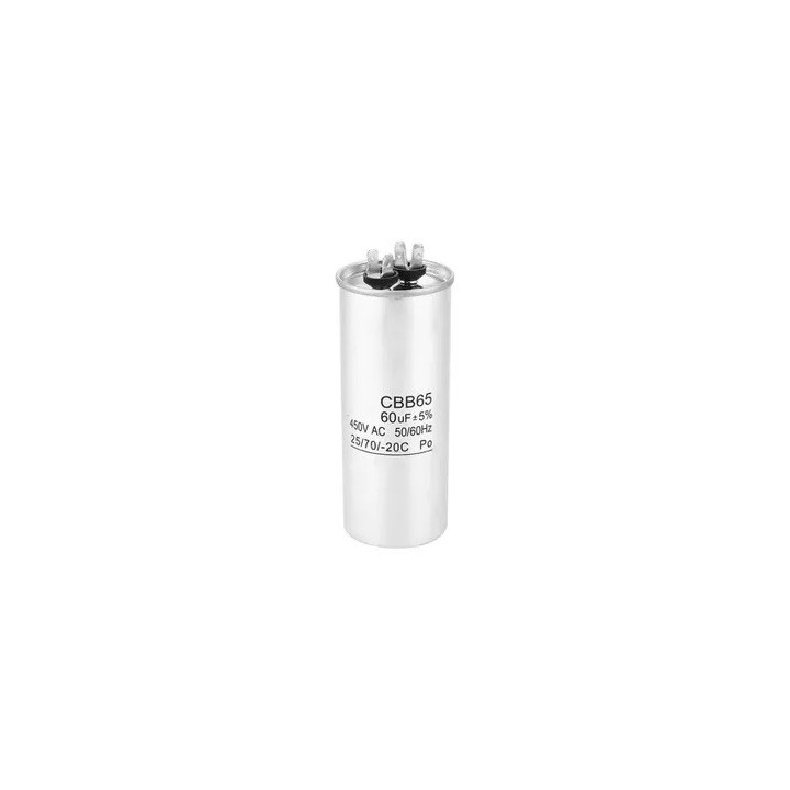 Condensador de arranque CBB65 55UF motor Compresor Aire acondicionado 450v refrigerador lavadora ventilador